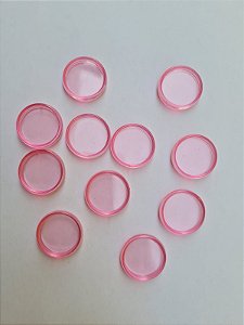 Disco para Caderno Inteligente 23mm - pct com 8 unid - Rosa Chiclete