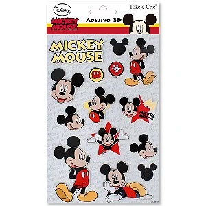 Adesivo 3D Mickey Mouse