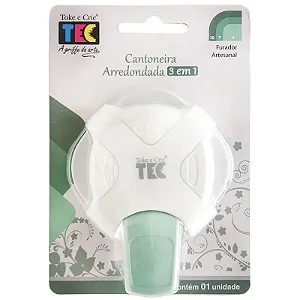 Furador Cantoneira Arredondada 3 em 1 - Toke e Crie