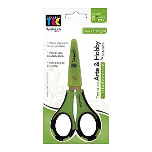 Tesoura Arte e Hobby Anti Aderente Premium Toke e Crie