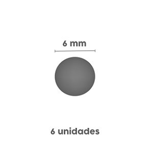 ÍMA NEODÍMIO 6 MM X 1 MM - 3 PARES
