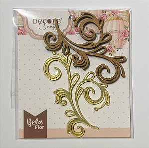 Aplique Acrílico/MDF Camada Duplo