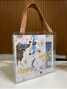 Bolsa em Acrílico cristal para o POP 8  Meu Refúgio