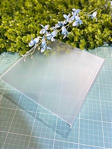 CAPA ACRÍLICA CURVADA  20 x 20 cm  - LEIA A DESCRIÇÃO