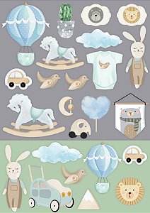 Coleção Digital - Amor Eterno Baby - 32 arquivos para impressão