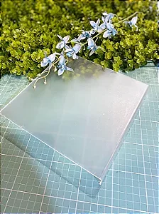 CAPA ACRÍLICA CURVADA  25 x 25 x 6- LEIA A DESCRIÇÃO