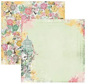 Papel para Scrapbook Bo Bunny Sunshine Bliss - Cheerful