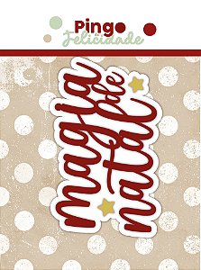 APLIQUE MAGIA DE NATAL - 3 CAMADAS - PINGO