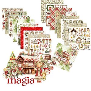 Coleção MAGIA - Papel Bloco 30,5x30,5cm 18 fls 240G