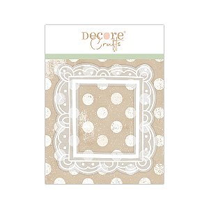 MOLDURA COM DTF BRANCO - 11X 12CM