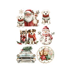 ADESIVO DTF NATAL - NOEL E AMIGOS