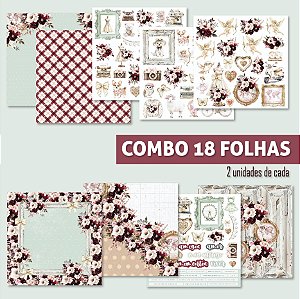 Kit Meu Aconchego - 18 folhas (2 unidades de cada)
