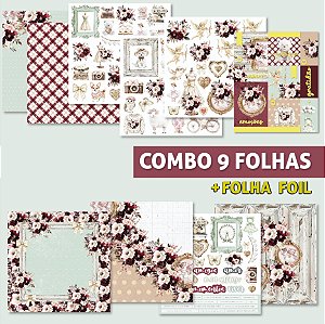 kit Meu Aconchego - 9 folhas + Foil