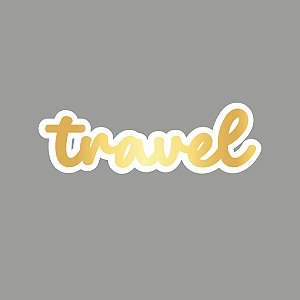 Aplique Acrílico Travel