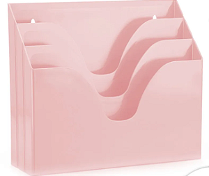 Organizador Acrílico Rosa Pastel