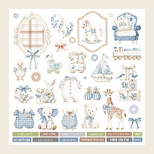FOLHA RECORTES BABY BOY 240G