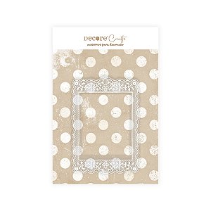 Moldura Acrílica com DTF - Retangular