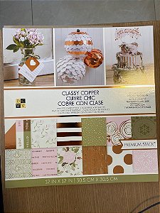 Bloco Importado com 36 folhas - DCWV Cobre