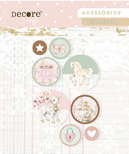 APLIQUES ACRÍLICOS COM DTF - CÍRCULOS