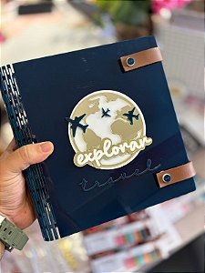 ÁLBUM ACRÍLICO AZUL TRAVEL - ESTRUTURA
