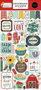 Sunflower Market- Chipboard Accents