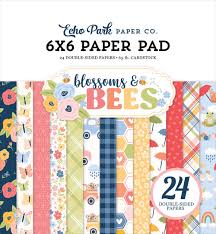 Blossoms And Bees 6x6 Paper Pad