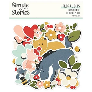 Simple Stories - Say Cheese Classic Pooh Floral Bits & Pieces