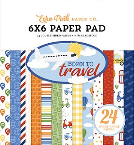 Born To Travel 6x6 Paper Pad