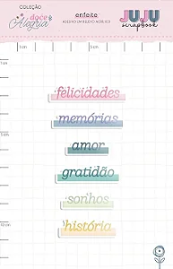 ADESIVO EM RELEVO ACRÍLICO AMOR