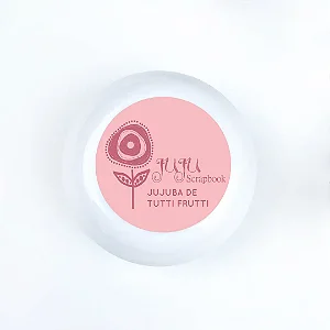 ALMOFADA PARA CARIMBO JUJUBA DE TUTTI FRUTTI JUJU