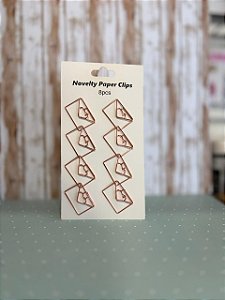 Clips para Papel Carta Cobre