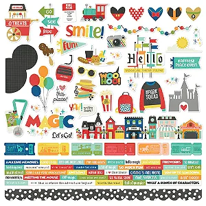 Say Cheese At the Park - Cardstock Sticker