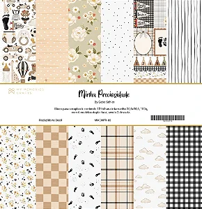 PRÉ-VENDA | Bloco 30,5 x 30,5 cm - Coleção Minha Preciosidade 12 Fls