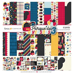 PRÉ-VENDA | Kit 12 Folhas - Parque de Diversões 3
