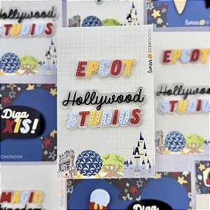 Acrílico Epcot + Hollywood | Parque de Diversões 3