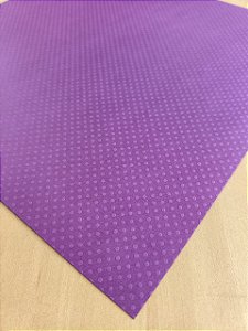 FOLHA IMPORTADA - CARDSTOCK BOLINHA ROXO