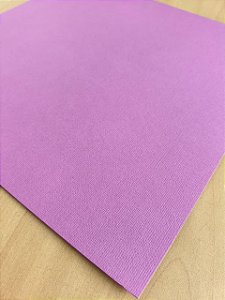 FOLHA IMPORTADA - CARDSTOCK TEXTURIZADO - ROXO CLARO