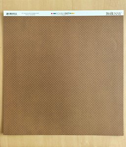 FOLHA IMPORTADA - DOUBLEDOT - MARROM