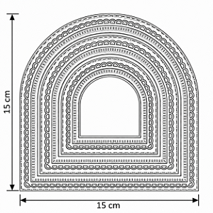FACA DE CORTE - ARCO RENDADO
