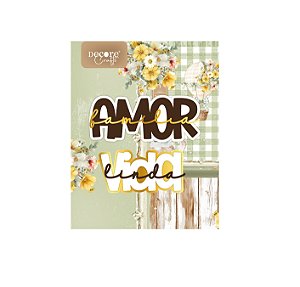 VIDA LINDA DE VIVER APLIQUE VIDA & AMOR