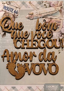 Aplique MDF - quem bom