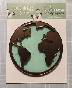 Aplique shaker cobre globo
