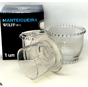 MANTEIGUEIRA FRANCESA DE VIDRO PEARL 11cm - WOLFF