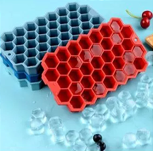 FORMA PARA GELO DE SILICONE HEXAGONO 20X11 CM - CLINK