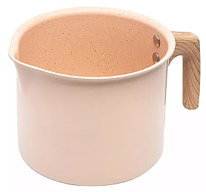 LEITEIRA DE INDUÇÃO ANTIADERENTE REVESTIMENTO CERÂMICO BEGE GRANILITE 1,7L - LYOR