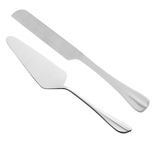CONJUNTO 2 PEÇAS PARA BOLO DE AÇO INOX POSITANO - LYOR