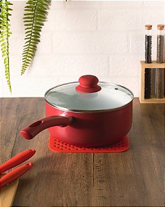 PANELA DE ALUMINIO REVESTIDA EM CERAMICA 36,5X20CM - LYOR