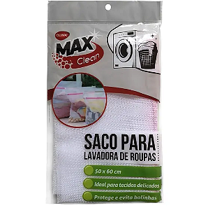 SACO PARA LAVADORA DE ROUPAS GRANDES 50X60CM - CLINK