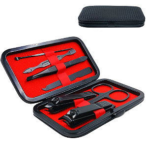 KIT MANICURE PORTÁTIL ESTOJO COM 7 PEÇAS - TOP ÚTIL