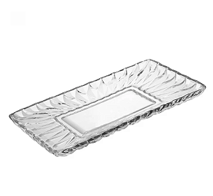 TRAVESSA PARA SERVIR DE CRISTAL ECOLÓGICO DIAMOND 30X16CM - LYOR
